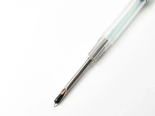 Injectable dog microchip in pre-loaded syringe